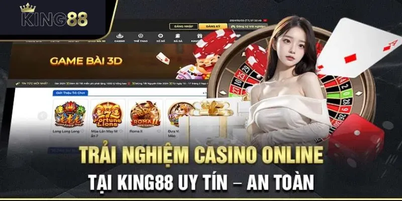 Những điều hấp dẫn tại casino trực tuyến Casino online King88